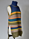 Lang, høyhalset vest