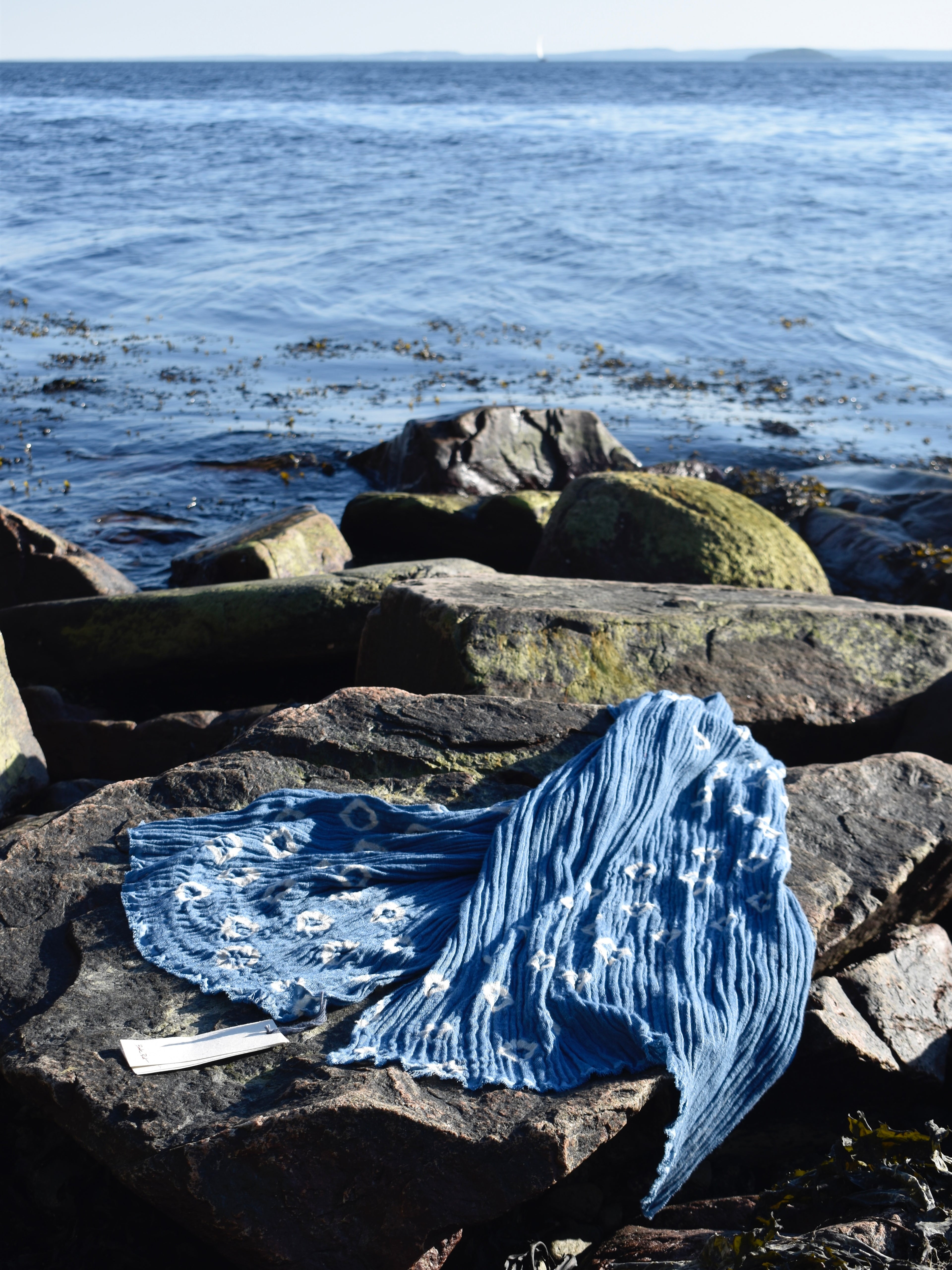 Twisted tie-dye skjerf