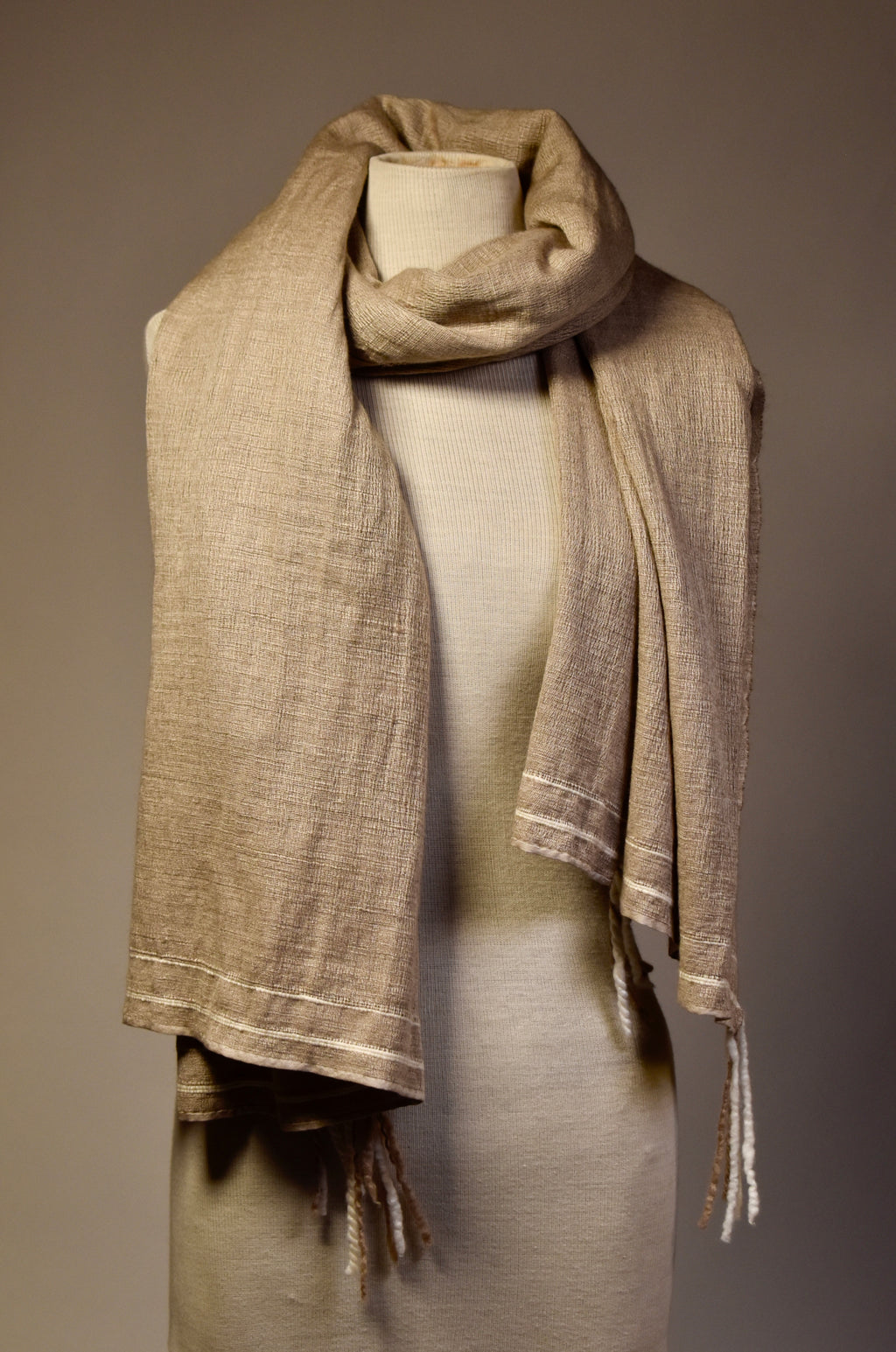 Cashmere/silke-skjerf