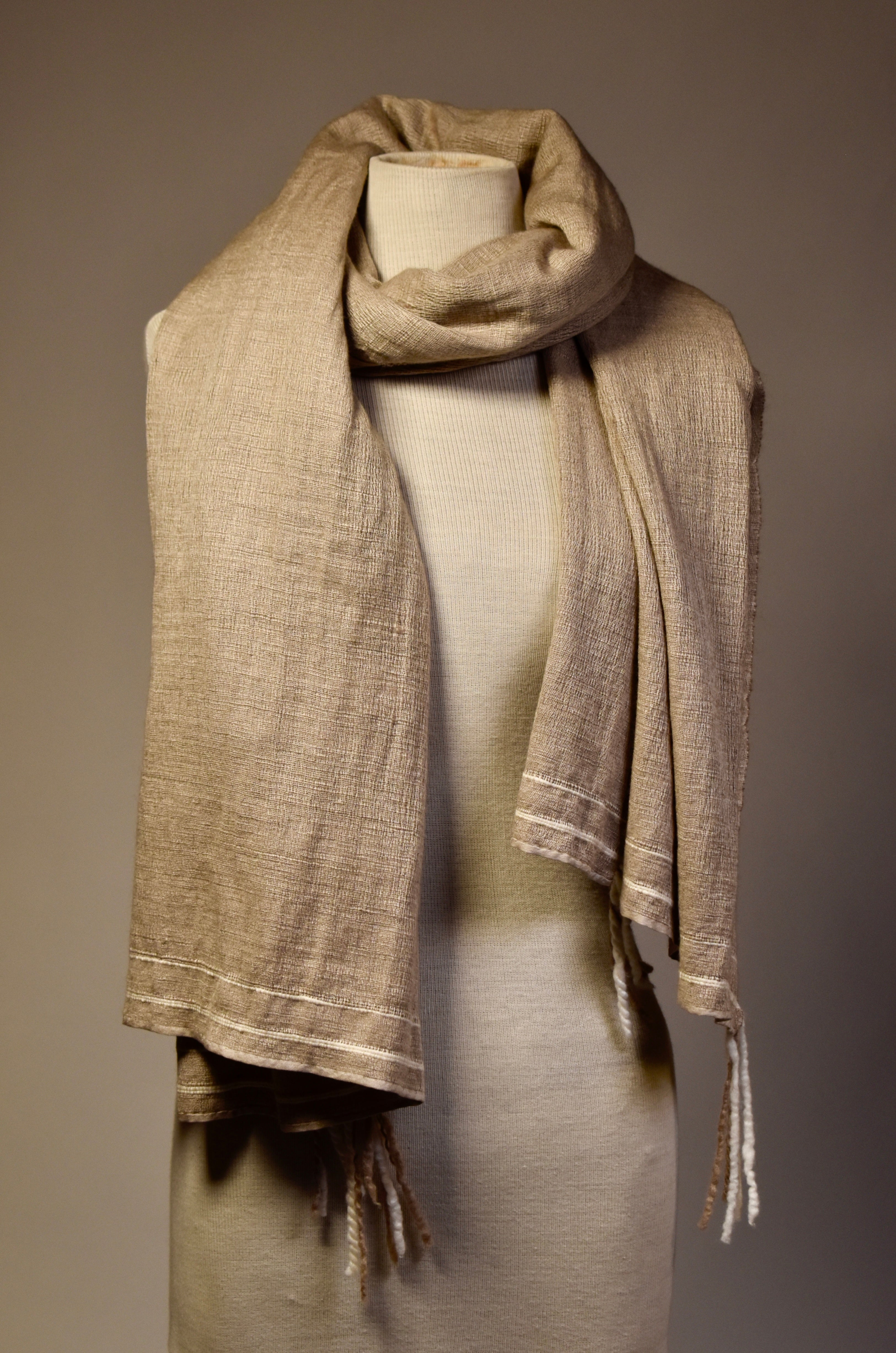 Cashmere/silke-skjerf