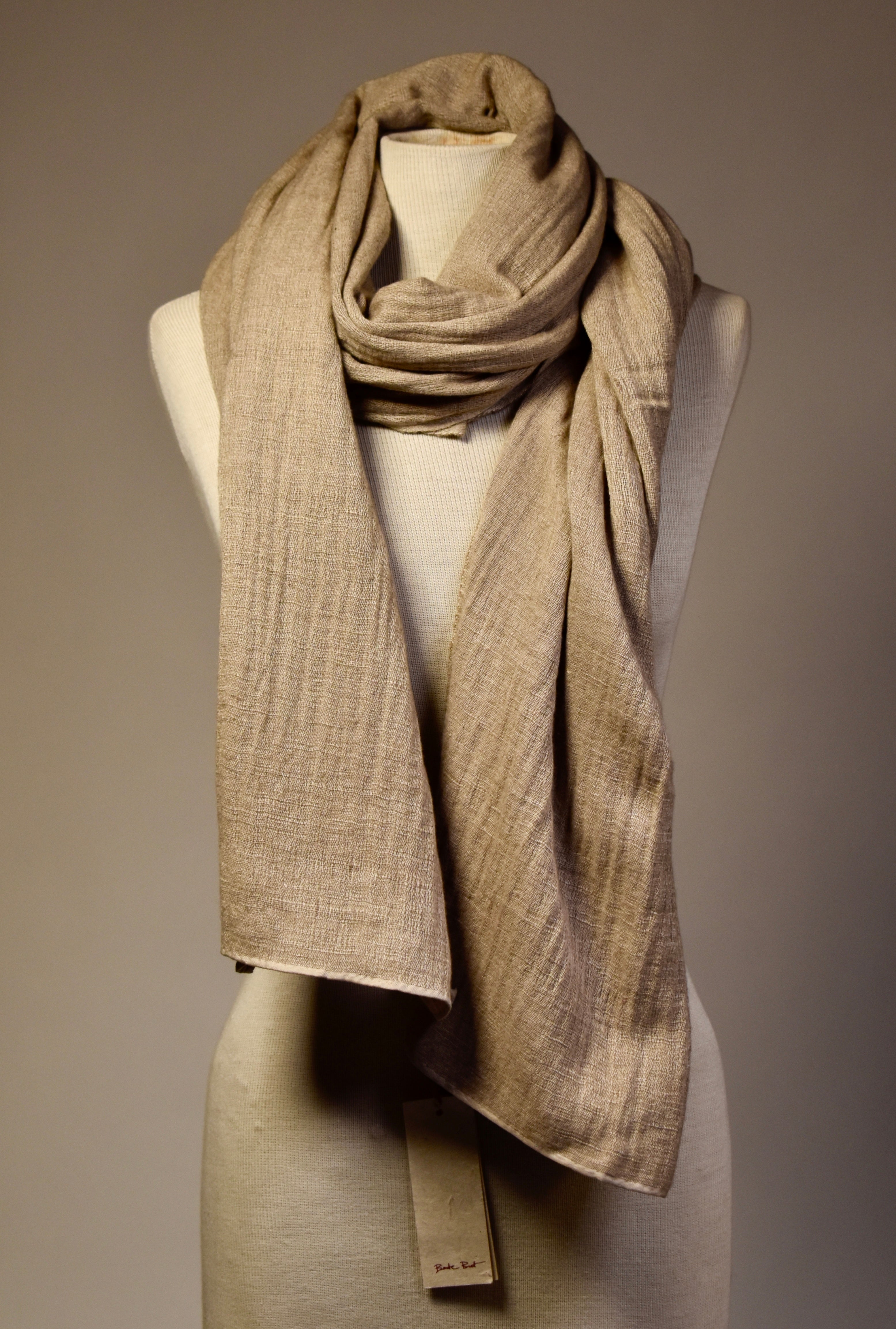 Cashmere/silke-skjerf