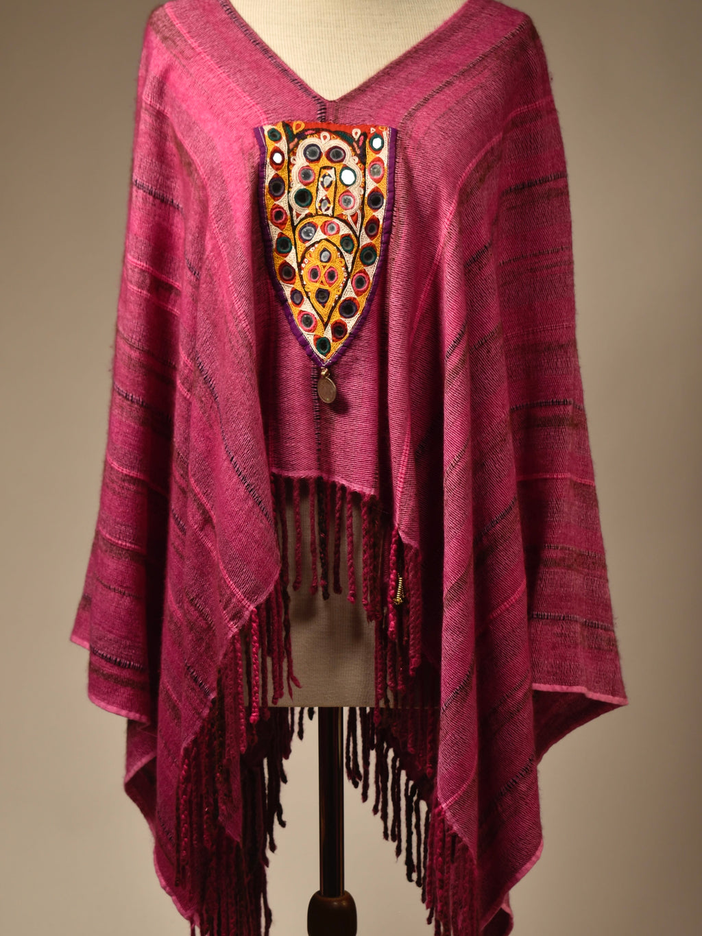 Poncho i striper Poncho