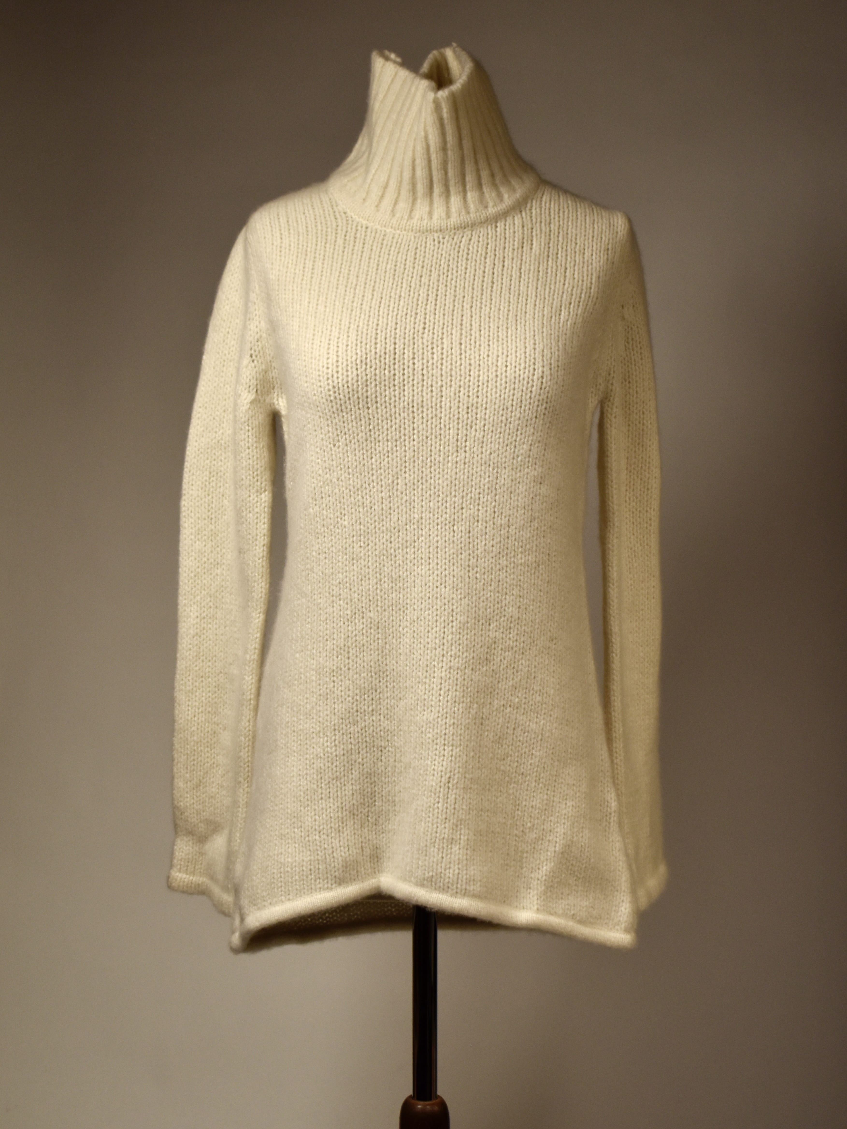 Høyhalset genser i cashmere Genser