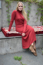 Cashmere-maxikjole
