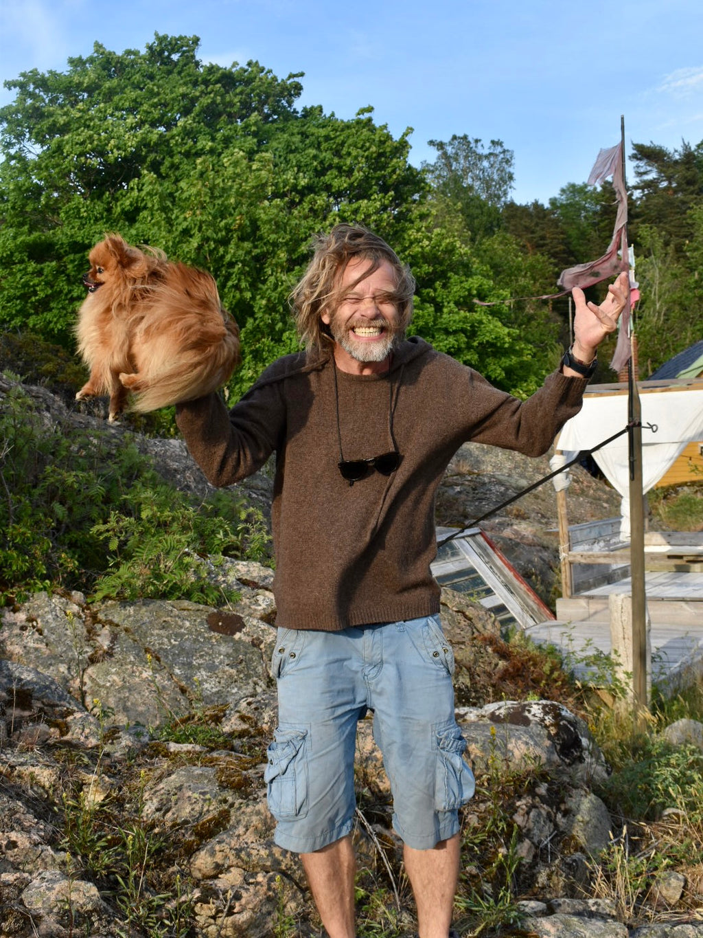Steinar-hoodie i cashmere/merino/yak