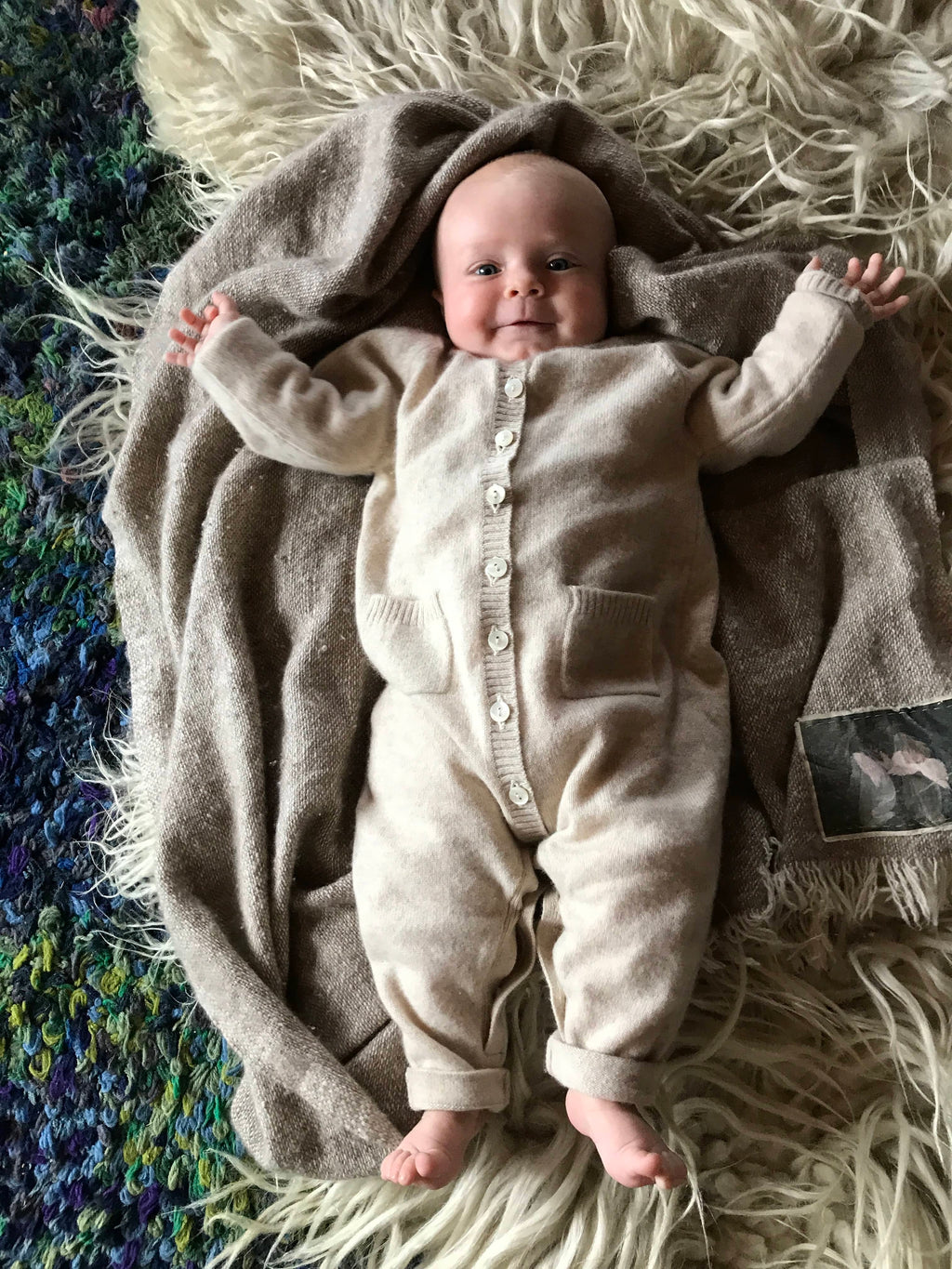 Babydrakt i cashmere