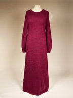 Strikket maxikjole i cashmere