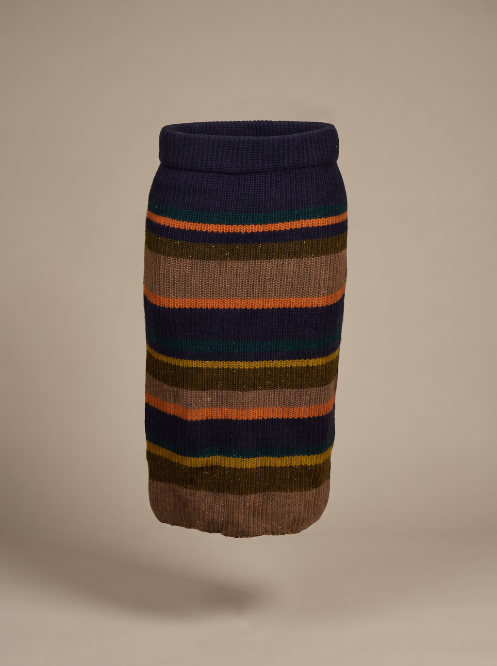 Cashmereskjørt mix stripes